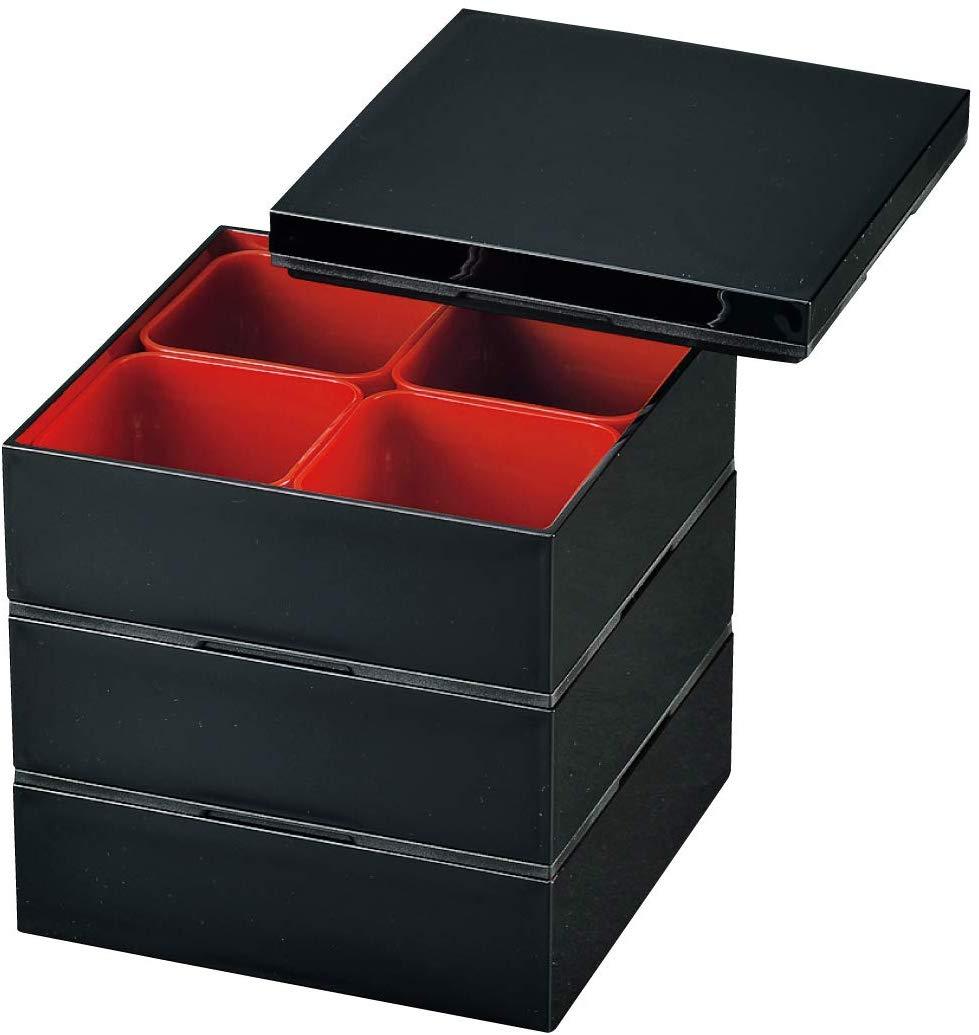 Black and Red Bento Box