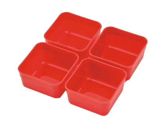 Ojyu Three Tier Picnic Box Large | Red (18cm)