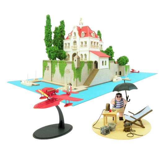 Ghibli Miniatuart | Porco Rosso - Hotel Adriano