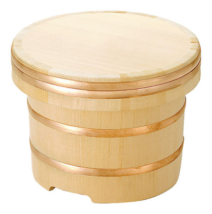 Wooden Rice Container | Sawara (Edobitsu)