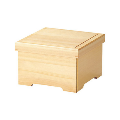 2-tier Wooden Picnic Bento | Hinoki Hiraki (21 cm)