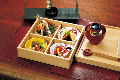 Wooden Shokado Bento | Hinoki (Stacking Lid, 27 cm)