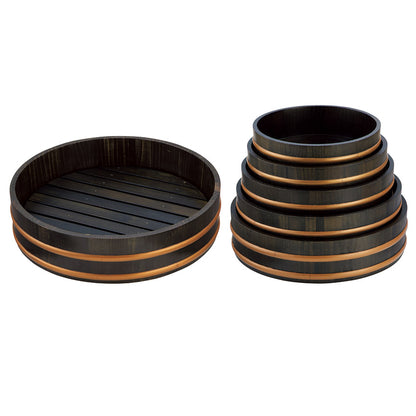 Wooden Hangiri | Sushi Oke (dark)