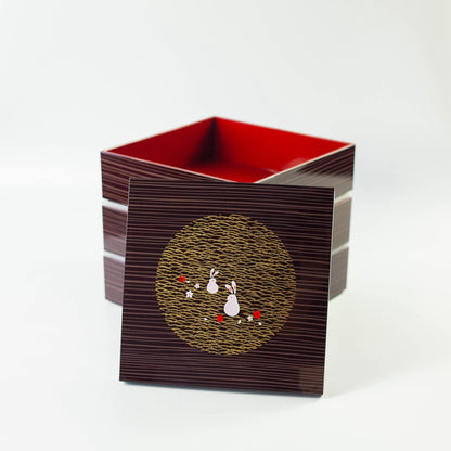 3-tier Picnic Bento | Mokume Usagi (18 cm)