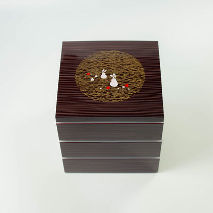 3-tier Picnic Bento | Mokume Usagi (18 cm)