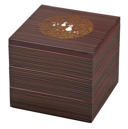 3-tier Picnic Bento | Mokume Usagi (21 cm)