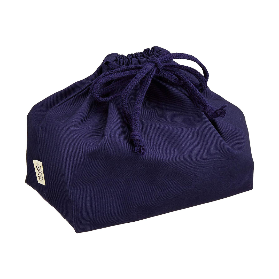 Drawstring Bento Bag | L, Navy