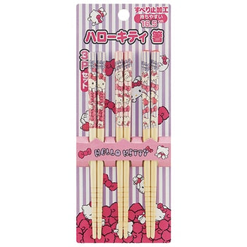 Bamboo Chopsticks | Hello Kitty (Set of 3)