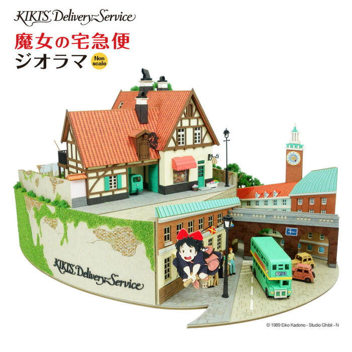 Ghibli Miniatuart Diorama | Kiki's Delivery Service