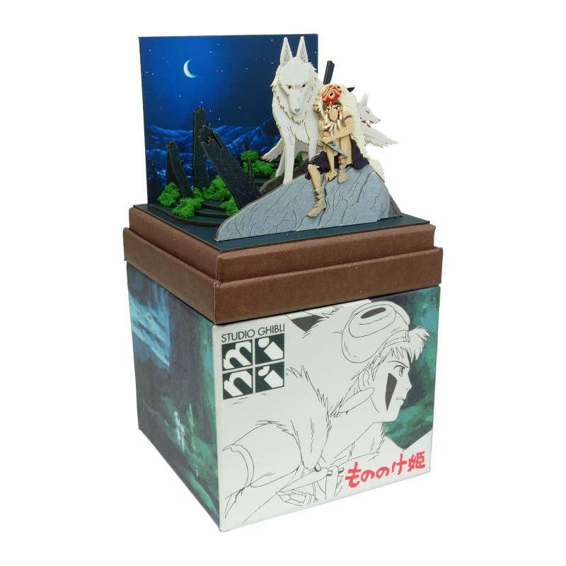 Ghibli Miniatuart Mini | Princess Mononoke - Decisive Night