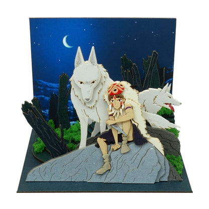 Ghibli Miniatuart Mini | Princess Mononoke - Decisive Night