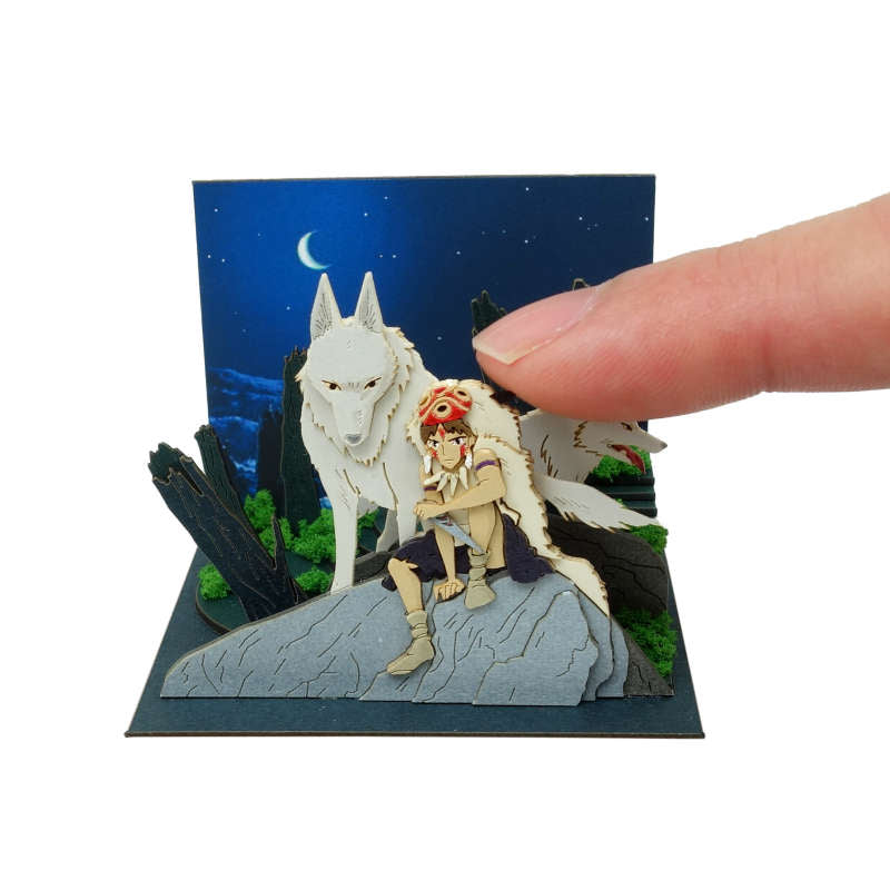 Ghibli Miniatuart Mini | Princess Mononoke - Decisive Night