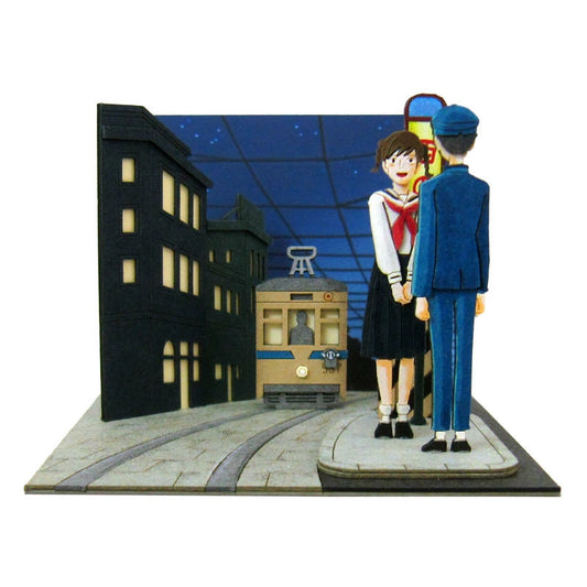 Ghibli Miniatuart Mini | From Up On Poppy Hill - At The Bus Stop