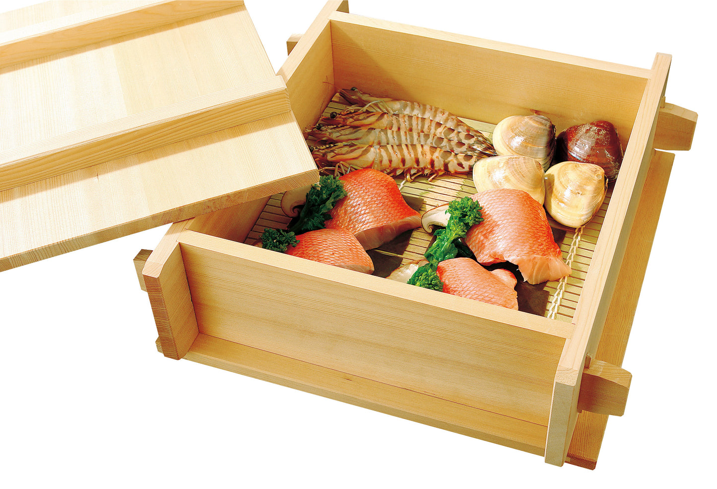 Wooden Sashimi Box | Square