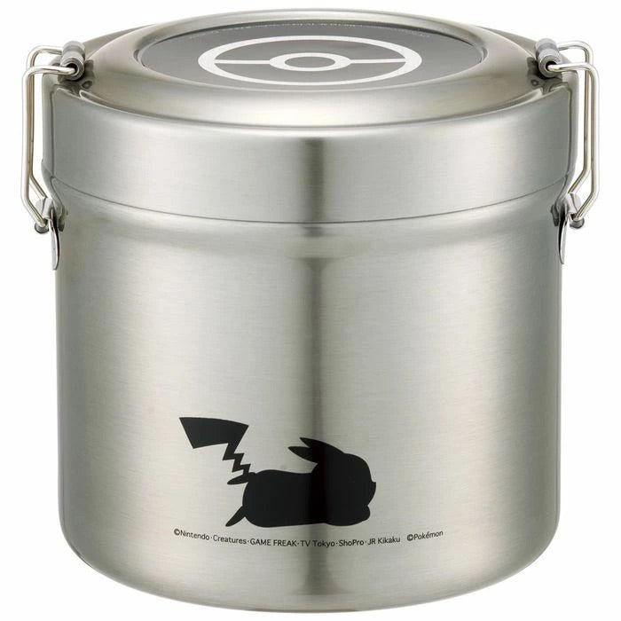 Pokemon Stainless Steel Lunch Jar | Pikachu Black