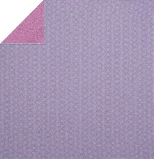 68cm Double-Sided Furoshiki | Asagata / Same Komon (purple)