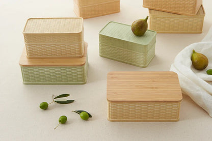 Ratt Bento | Bamboo Lid, Sage Green, 800mL