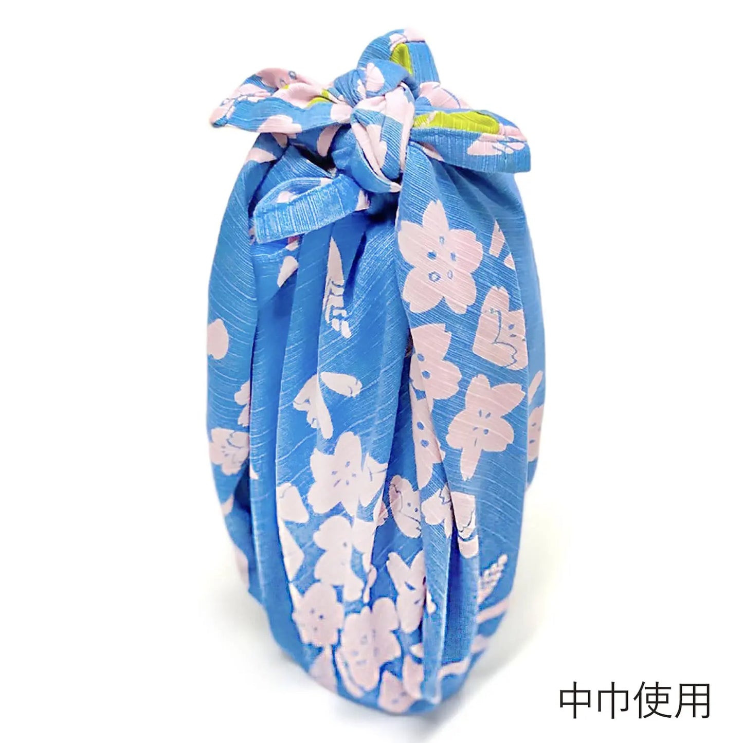 50cm Reversible Furoshiki | Sakura (green & blue)