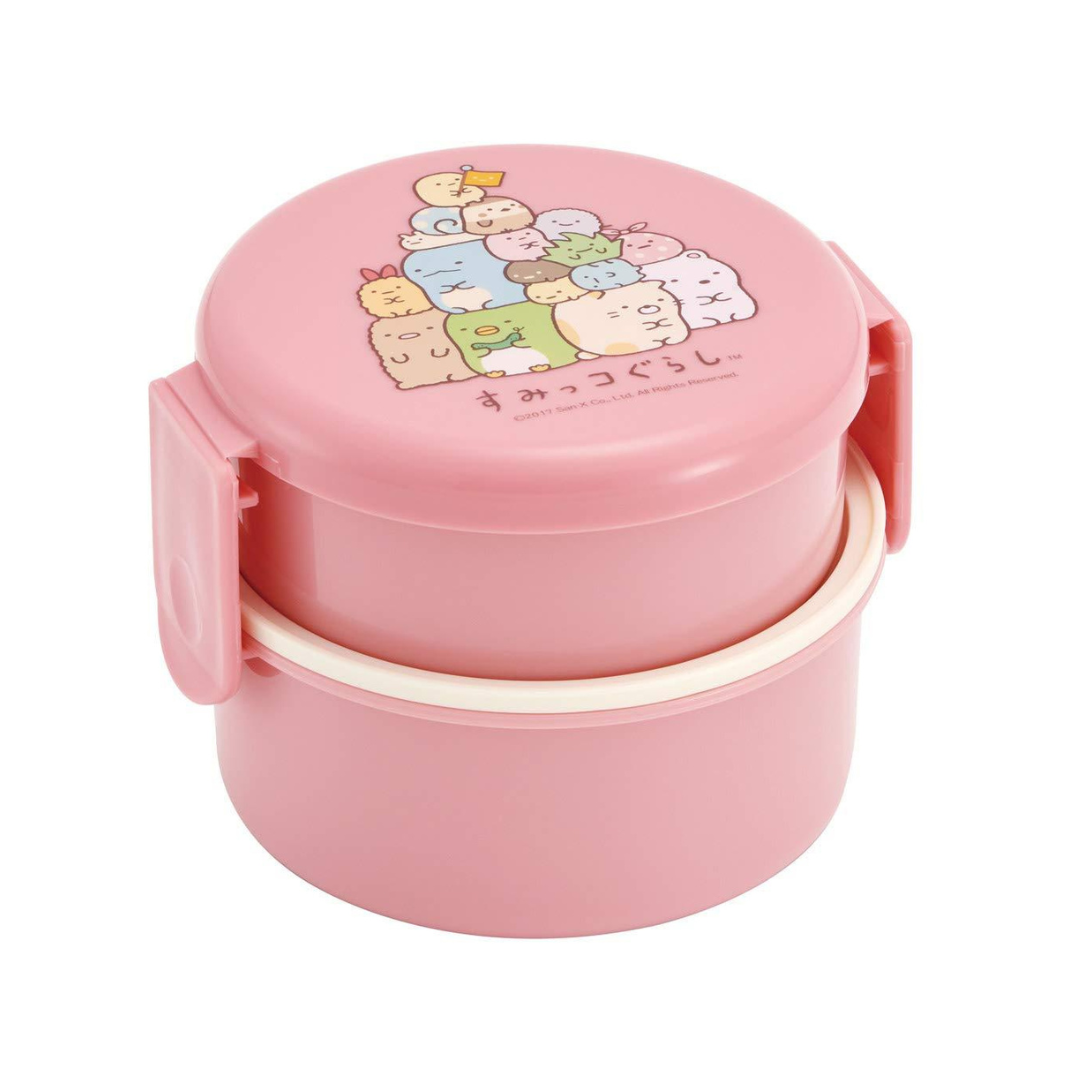 Sumikko Gurashi Round Bento | Pink, 2 tiers