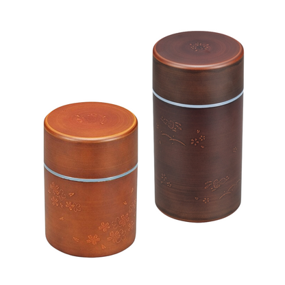 Tea Canister | Mokume Sakura