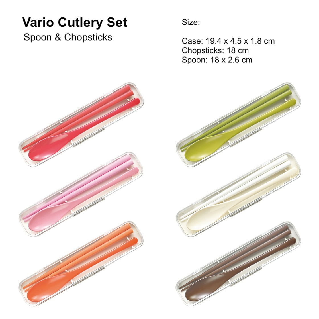 Vario Cutlery Set (Chopsticks & Spoon)