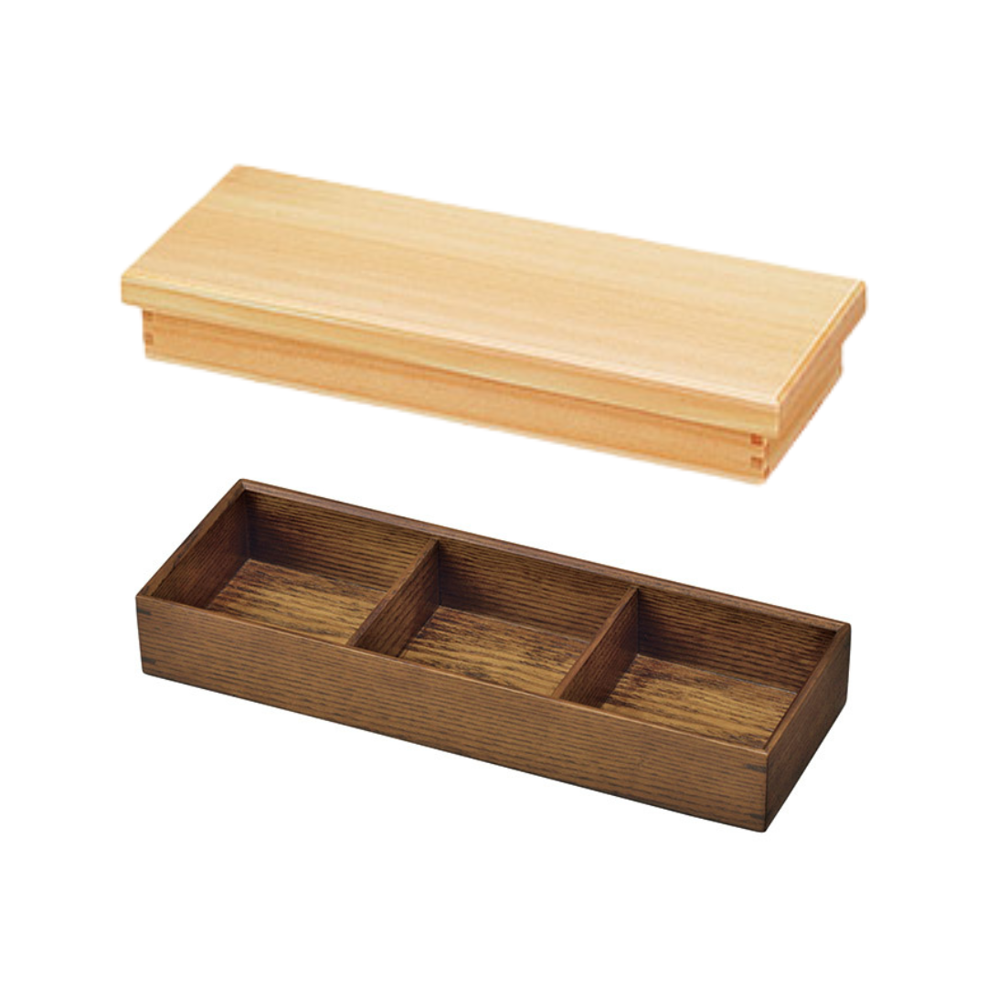 Wooden Shokado Bento | 3 compartments