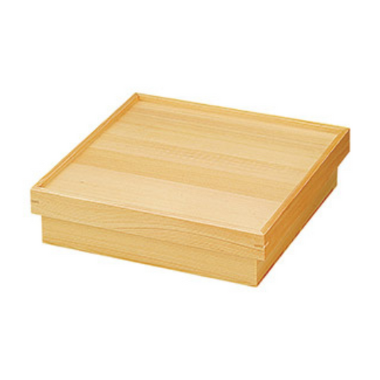 Wooden Shokado Bento | Hinoki (Stacking Lid, 27 cm)