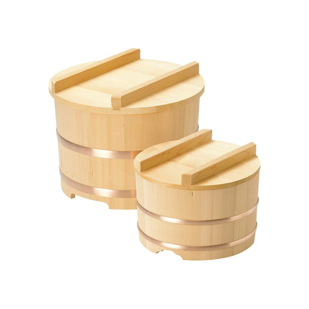 Wooden Rice Container | Sawara (Nosebitsu)