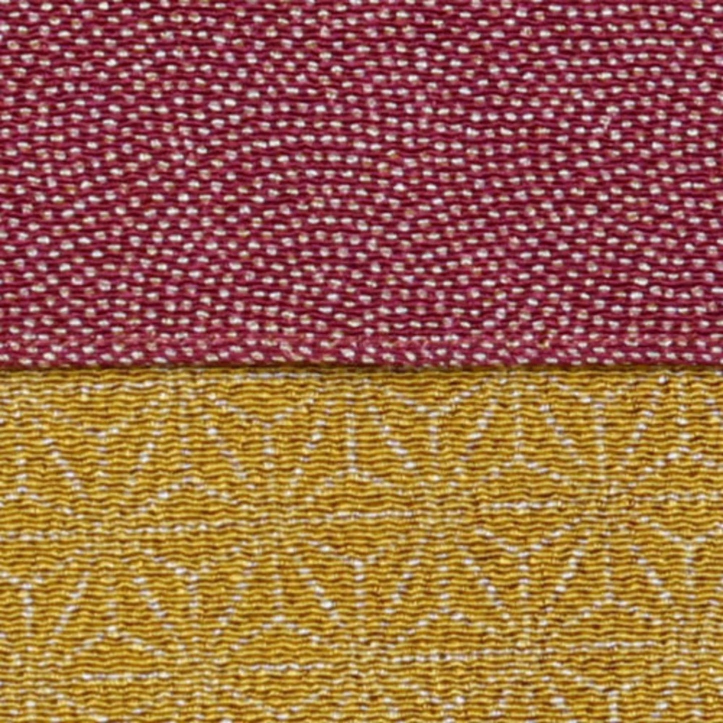 68cm Double-Sided Furoshiki | Same Komon / Asagata (burgundy / gold)