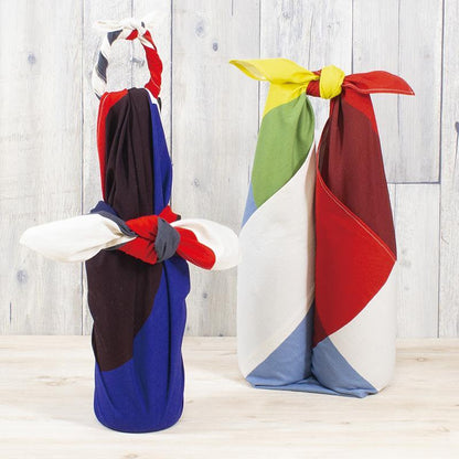 100cm MUSUBI ORGANIC Furoshiki | Square Red