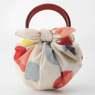 70cm Modern-girl Furoshiki | Dot Beige