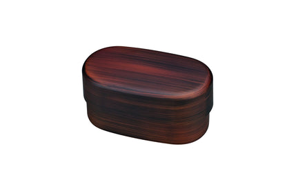 Woodgrain Oval Bento | Tochi (830 ml)