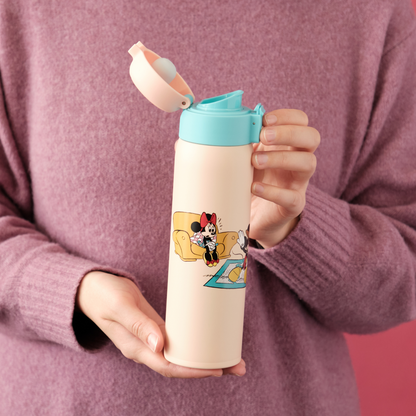 Disney Stainless Steel Bottle | Retro Mickey and Minnie, 480mL