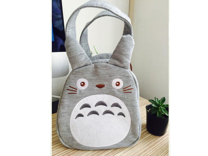 Ghibli Bento Bag | Totoro, Mascot, grey